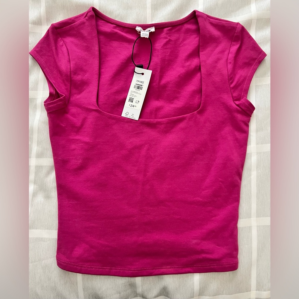 Garage Portia Square Neckline Tee